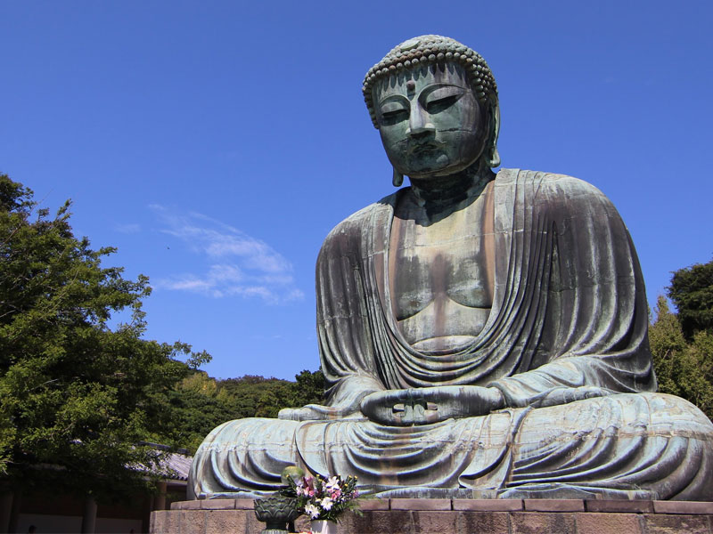 Beautiful Great Buddha in Kamakura